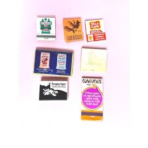 VTG Matchbooks Lot Restaurants Hotels Bars 1960s 1970s Advertising Collectible 7